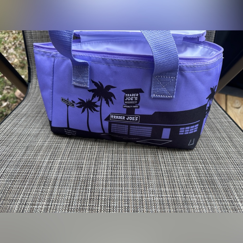 Trader Joe's Purple Mini Insulated Tote